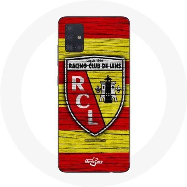 Coque Maniacase Pour Samsung Galaxy A71 Rcl Lens Original Jaune Et Rouge Negro-image