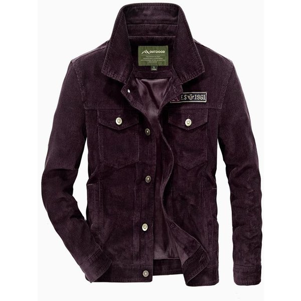 Chaqueta Nueva De OtoñO Para Hombre, Informal, De Mediana Edad, Con Solapa Y MúLtiples Bolsillos, Chaqueta De Gran TamañO Para Hombre, Chaqueta De Trabajo Con MúLtiples Bolsillos M Black-image