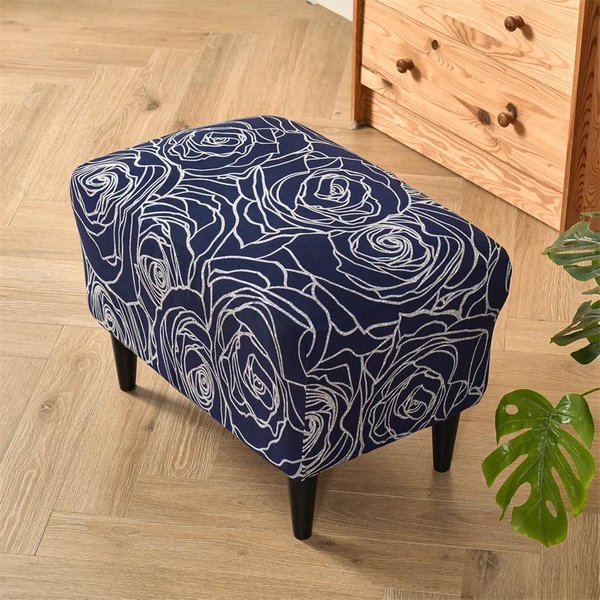 Funda Para SillóN Orejero Pastoral EláStica Spandex Funda Para SillóN Colorida Fundas Para Sofá Relax Con Fundas Para CojíN De Asiento Funda Para Taburete Gray-image