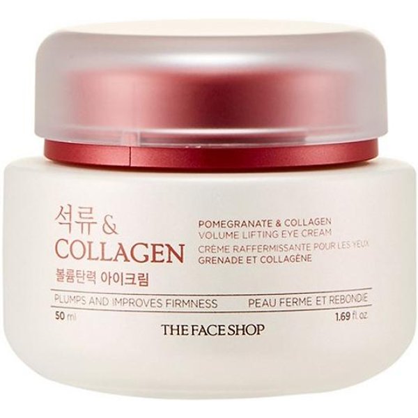 The Face Shop Crema De Ojos Reafirmante De Volumen De Granada Y ColáGeno 50Ml White-image