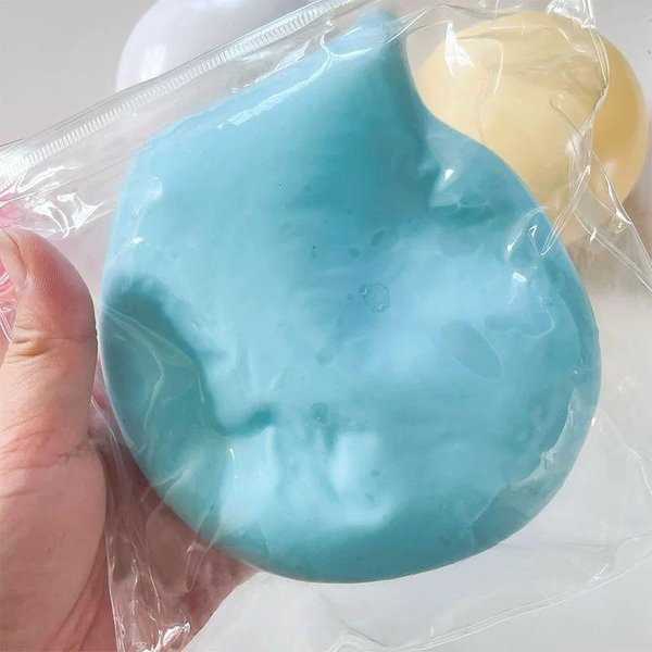 Gigantyczna Oversize'owa PłYnna PiłEczka Squishy Fidget Toy TPR PiłEczka Do ŚCiskania Powoli PodnosząCa Fidget Anty-Stresowa OdprężEnie Dla DorosłYch Adhd Autyzm Prezent-image