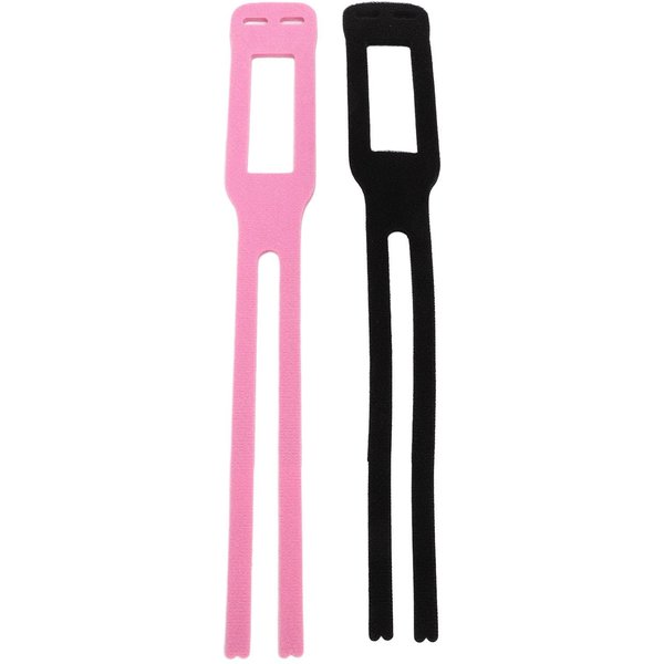 2 Szt. Opaska Na Nadgarstek Tfcc Z ZapięCiem Na Rzep, Regulowana, OddychająCa, OdprowadzająCa Pot, Opaska Na Nadgarstek Fitness Pink-image