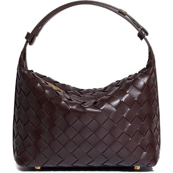 Bolso De Mano Para Mujer, Moderno E Informal, VersáTil, De Textura Fresca Y Ligera, Bolso De Hombro Bajo El Brazo, Bolso Tejido A Mano. Black-image