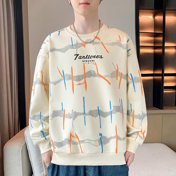Camisetas De Manga Larga Para Hombre, Camisas Holgadas De Moda, Camisetas Nuevas, Tops De Primavera Y OtoñO, Sudaderas 4XL-image