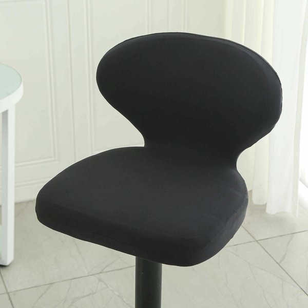 Funda EláStica Para Silla De Bar Cubierta Totalmente Inclusiva Para Mesa Y Silla De Comedor Cubierta Para Taburete DoméStico EláStica Para Cuatro Estaciones Funda EláStica Para Silla De Comedor De Hotel Funda Para Silla 38*32*23Cm-image