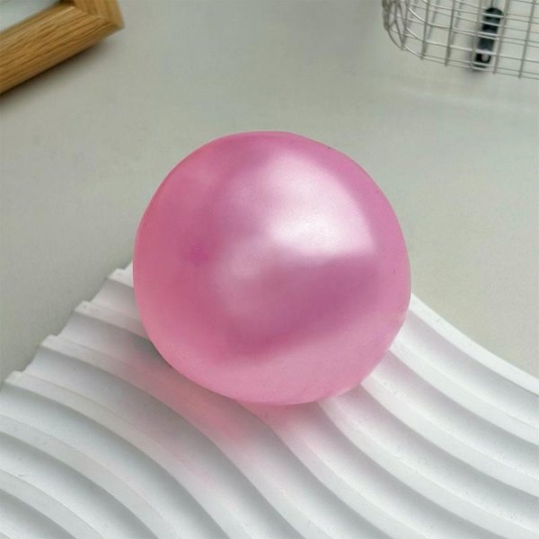 Peral Squishy PiłEczka Antystresowa 6Cm Wazelina Olej Kokosowy Zabawka Do ŚCiskania Bez Odbicia Formowalna OdprężAjąCa Zabawka Fidget Prezenty Dla DorosłYch RóżOwy-image