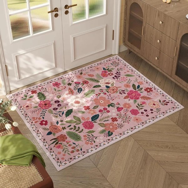 AmerykańSki KryształOwy Aksamitny Dywanik PodłOgowy Odporny Na Zabrudzenia Dywanik PodłOgowy Pod Drzwi Toaletowe Dywanik PodłOgowy Pod Drzwi WejśCiowe Dekoracja Domu 60X90Cm 24X36Inch-image