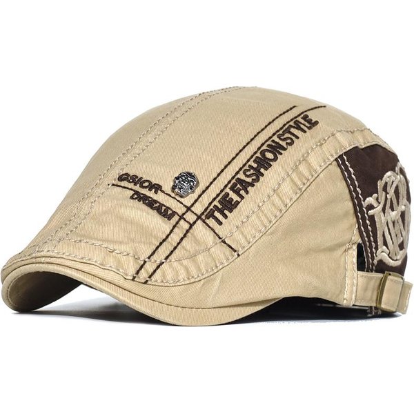 Gorra De Estilo Newsboy De Calavera De AlgodóN Para Hombre Lisa Suave Casual Moda Boina Sombrero Golf ConduccióN Gorra De Conductor Gorra Plana Ivy Cuatro Estaciones 56-59 Cm Black-image