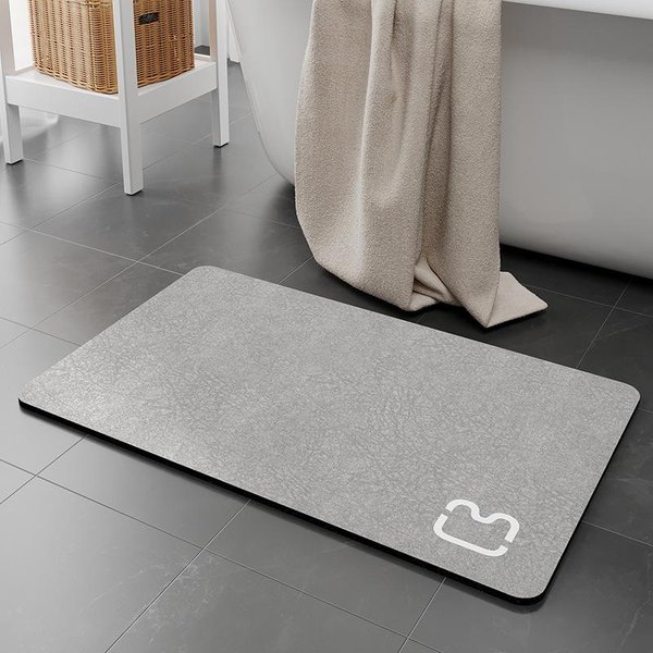 Ziemia Okrzemkowa Mata AntypośLizgowa Do ŁAzienki Mata AbsorbująCa Do Toalety Mata PodłOgowa SzybkoschnąCa Do ŁAzienki Mata Pod Drzwi Do Toalety 50X80Cm-image