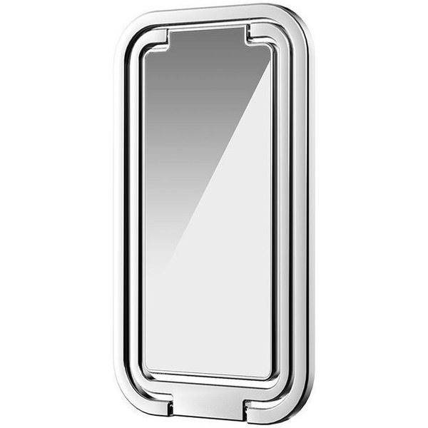 Soporte Plegable Para TeléFono MóVil, Soporte Giratorio De 360 Grados Para TeléFono, TransmisióN En Vivo De AleacióN De Zinc Plata-image