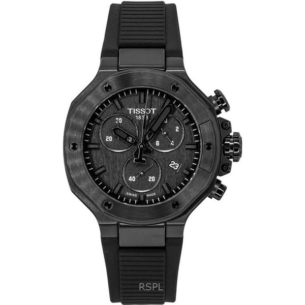 Tissot T-Race CronóGrafo Correa De Silicona Esfera Negra Cuarzo T141.817.37.051.00 100M Reloj Para Hombre-image