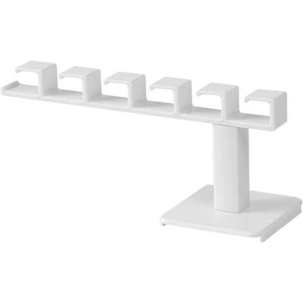Perchero De Pared Multiusos Sin Necesidad De Taladrar, Ideal Para El Hogar, Dormitorio, Armario, Organizador De Ganchos Para Sombreros. Blanco-image