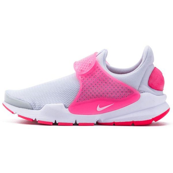 Nike Sock Dart Wygodne Wszechstronne AmortyzująCe AntypośLizgowe TrwałE Lekkie Niskoprofilowe Buty Codzienne GS Buty Codzienne Damskie Szare RóżOwe 904277-001 36 White-image