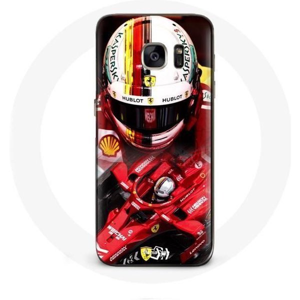 Funda Para Samsung Galaxy S6 FóRmula 1 Sebastian Vettel F1 Roja-image