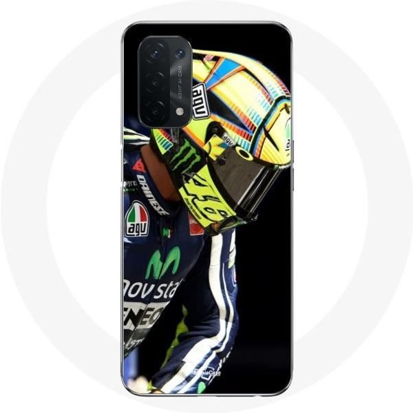 Funda - Valentino Rossi - Oppo A74 - Flexible - Negra - NúMero 46-image