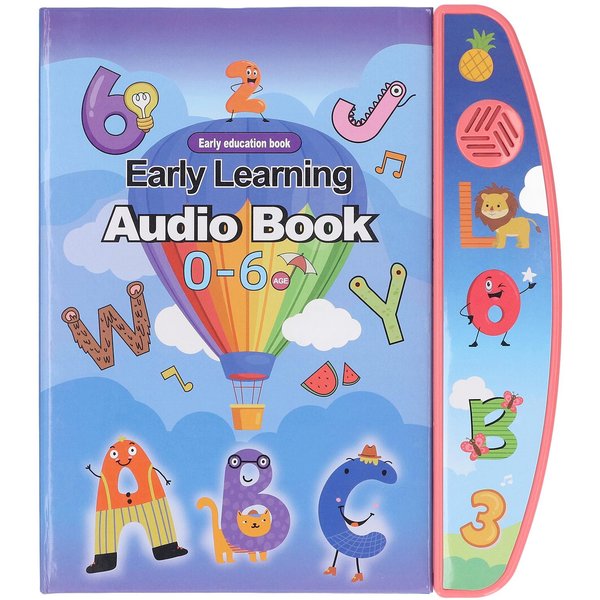 Elektroniczna KsiążKa Audio Dla Dzieci Wskaż I Czytaj KsiążKi Audio Maszyna Do Wczesnej Edukacji KsiążKa Poznawcza Nauka Angielskie Zabawki Prezenty Dla MaluchóW Pink-image