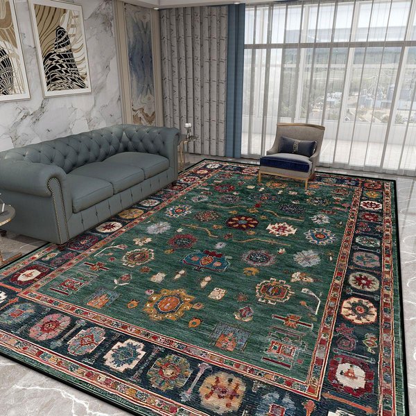 Luksusowy Dywan Do Salonu W Stylu Skandynawskim Perska Dekoracja Domu Sypialnia Przy łóżKu MięKka Mata PodłOgowa Salon Stoliki Kawowe Dywaniki AntypośLizgowe 60*90Cm-image