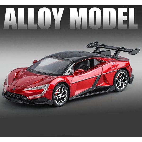 1/32 Byd Yangwang U9 Metalowy Model Samochodu Sportowego Odlewy CiśNieniowe Metalowe Pojazdy WyśCigowe Na Torze Model Samochodu Symulacja DźWięK ŚWiatłO Zabawki Dla Dzieci Prezent-image