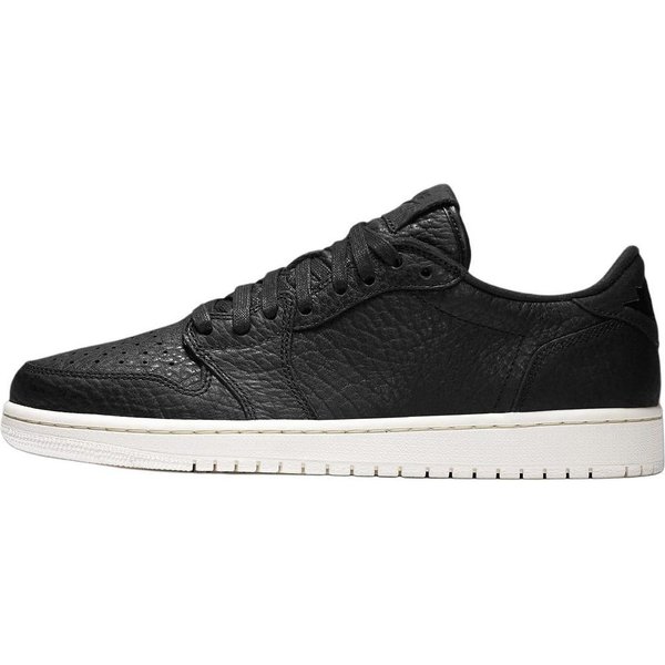 Jordan Air Jordan 1 AntypośLizgowe Odporne Na ŚCieranie Niskie Vintage Buty Koszykarskie MęSkie Czarne Edycja 2025 Jordan 848775-005 45.5 Czarny-image