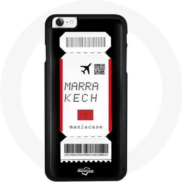 Funda De TeléFono - Maniacase - Iphone 5/5S - SE - DiseñO Marrakech - RíGida - Negra Blanco-image