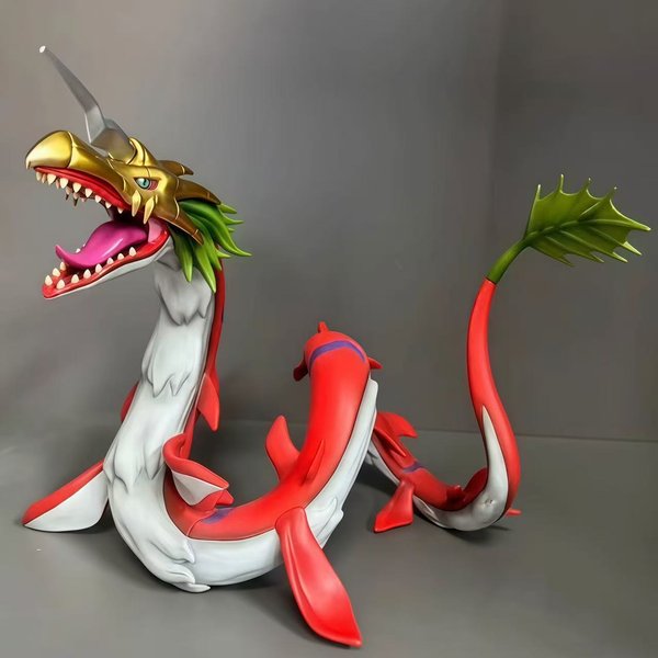 Anime Digimon Adventure Figura Mega Seadramon Figuras De AccióN 17.5Cm/6.89In Estatua De PVC Modelo De ColeccióN Juguetes Regalos Gray-image