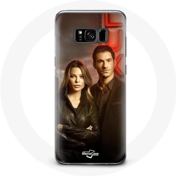 Funda Para Samsung Galaxy S8 Plus Chloe Decker Y Lucifer Morningstar-image