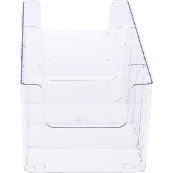Almacenamiento De Alimentos Contenedores Contenedores De PláStico Transparente Con 3 Divisores ExtraíBles Para Despensa Cocina Nevera Armario OrganizacióN Y Almacenamiento White-image