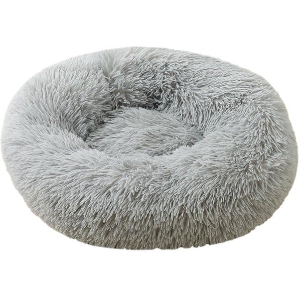 Cama Redonda Para Mascotas De 40 A 90 Cm Para Perros Grandes, Cama SúPer Suave Para Gatos, Casa De Perro De Felpa Larga Para Perros Medianos, Casa CáLida Para Dormir En Invierno 60Cm-image