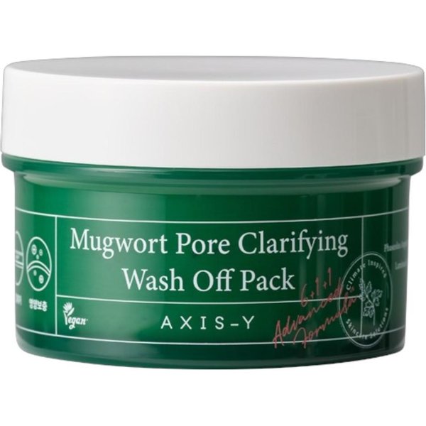 Axis-Y Mascarilla De Arcilla Purificante De Poros Con Artemisa - Limpieza Profunda, Exfoliante Y Calmante - 100 Ml / 3.38 Fl.Oz. White-image