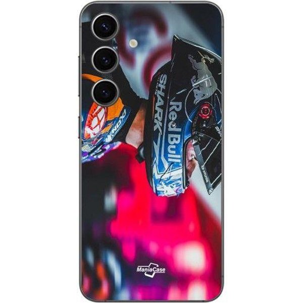 Coque Samsung Galaxy S25 Plus Miguel Oliveira Moto GP Fond Sombre Maniacase Negro-image