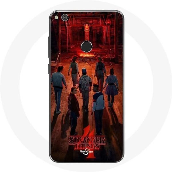 Funda Para Huawei P8 Lite 2017 Stranger Things PóSter Tripulaciones Fan Art Temporada 4-image