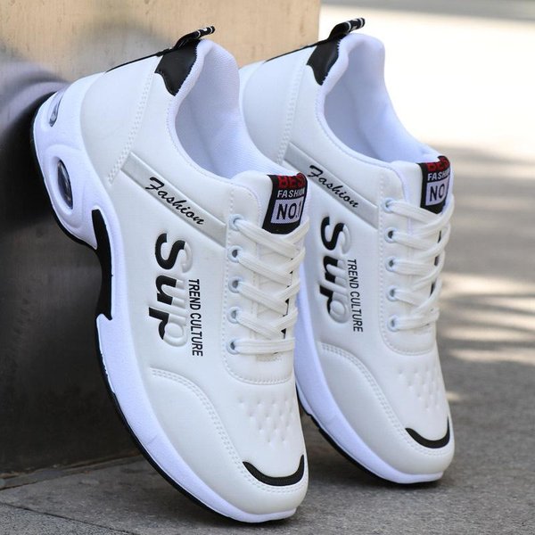 Zapatos Deportivos Zapatos De Hombre Zapatos De Cuero De OtoñO E Invierno Zapatos De Cuero Nobuck Zapatos Casuales Para Correr Para Hombre 44 Gray-image