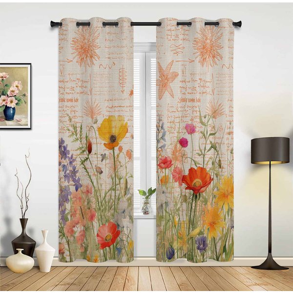 WzóR Kawy Ziarna Kawy ZasłOny Okienne Do Salonu Luksusowa ZasłOna Do Sypialni Rolety Kuchenne Draperie ZasłOny 135W X 92H(Cm) X1-image