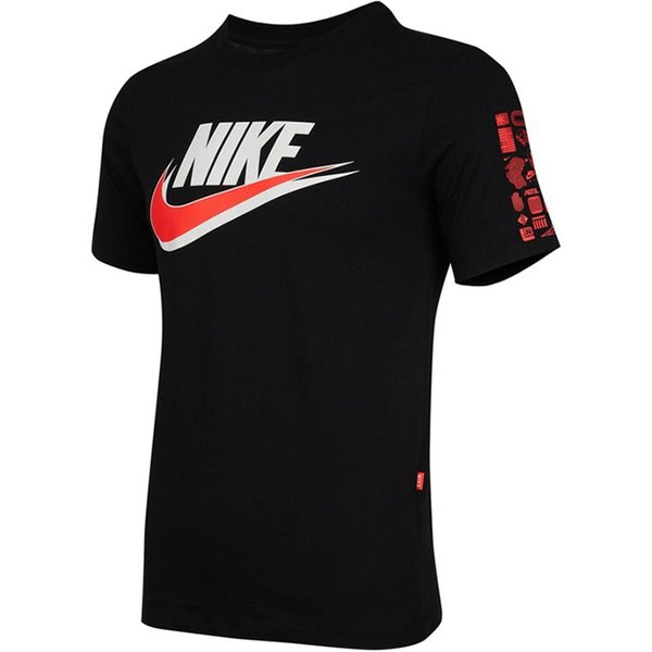 Camiseta Casual Deportiva Nike De Cuello Redondo Holgada De Manga Corta Para Hombre Tops Negro DM6962-010 M White-image