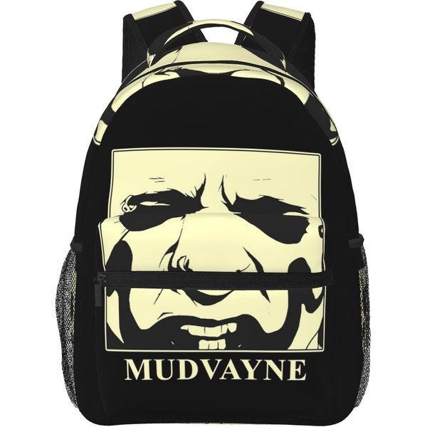 Mochila De La Banda Mudvayne ArtíStica Para Estudiantes NiñOs NiñAs Bolso Para Libros Bolso Escolar Infantil Bolsos De Hombro Para PortáTil Para Hombres Mujeres One Size-image