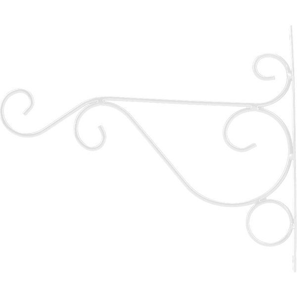 Soporte De Hierro Para Colgar Plantas, Soporte Para Colgar En La Pared, Gancho Para Flores Para DecoracióN De Hogar Y JardíN, 25*21Cm Blanco-image