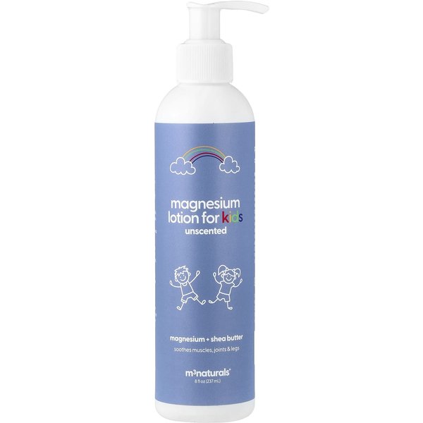 M3, Children's Magnesium Lotion, Unscented, 8 Fl Oz (237 Ml) Gray-image