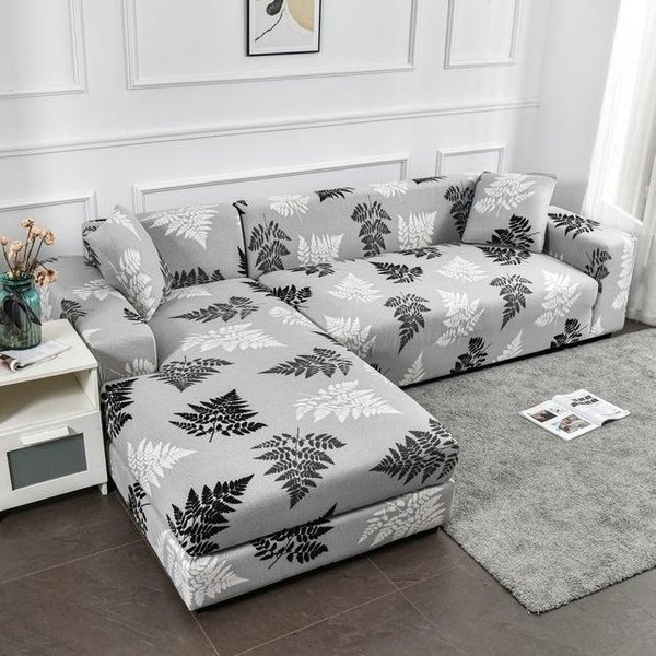Funda De Sofá Universal Estampada PatróN GeoméTrico EláStica Para Sala De Estar Protector De Sofá Lavable DecoracióN Chaise Longue Funda De Sofá 1-Seater (90-140Cm)-image