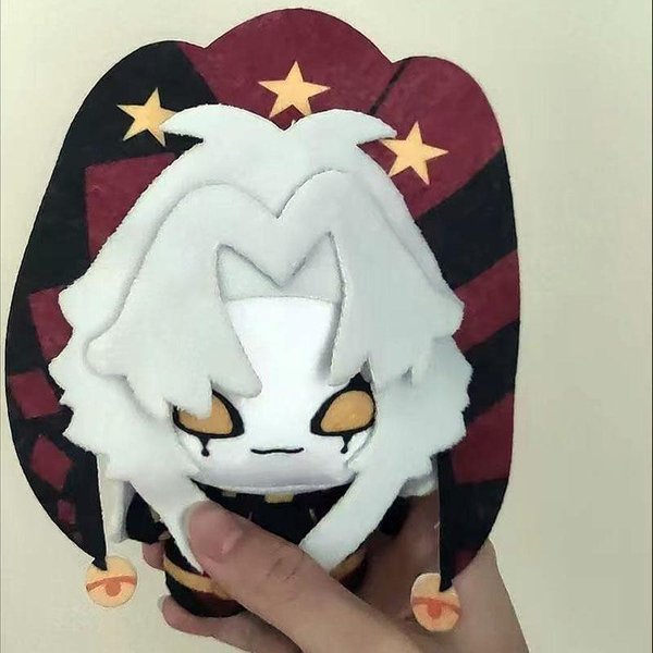 10Cm Pierrot Szaleniec Cyrkowi SzaleńCy Pluszowa Lalka Urocze Akcesoria Anime Zabawka Prezent Urodzinowy ŚWiąTeczny-image