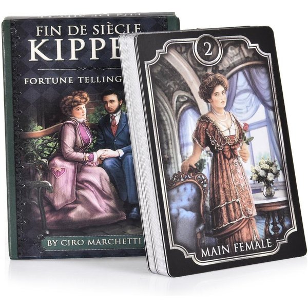 Nueva Criba De Aletas Kipper Tarot Cartas Juegos De Mesa Completos En IngléS AdivinacióN Destino Fiesta Familiar Jugando Mazo De Cartas OráCulo Juego De Mesa-image