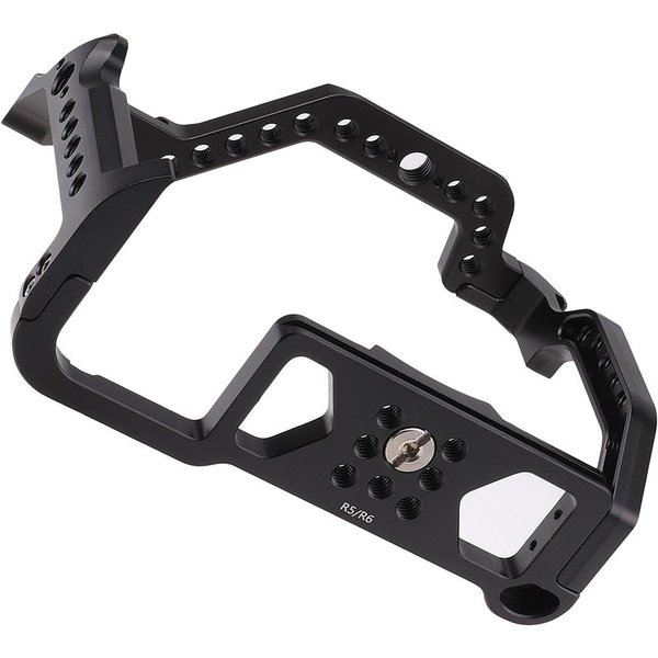 Jlwin Metalowa Klatka Kamerowa Ze Stopu Aluminium Z PłYtą Szybkiego Uwalniania Mocowaniem GorąCej Stopki Liczne Gwinty 1/4 Cala 20 I 3/8 Cala 16-image