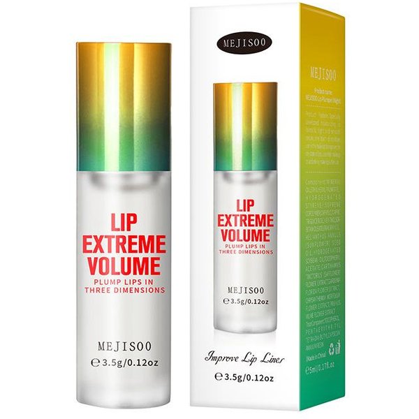 Suero De Aceite Voluminizador De Labios De Larga DuracióN Aceite Esencial Voluminizador InstantáNeo Repara Las LíNeas Finas De Los Labios Aumenta La Elasticidad BáLsamo Labial Sexy Blanco-image