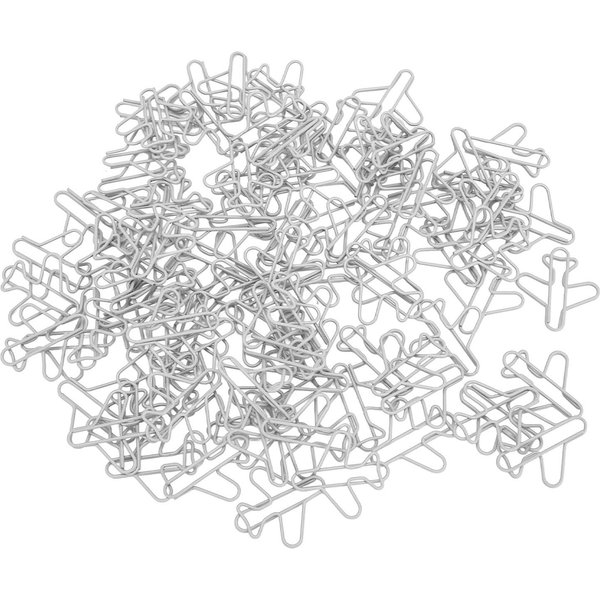 Clips De Papel Con Forma De AvióN, Bonitos Y PequeñOs Clips Para Organizar El Escritorio De La Oficina, La Escuela Y El Hogar Silver-image