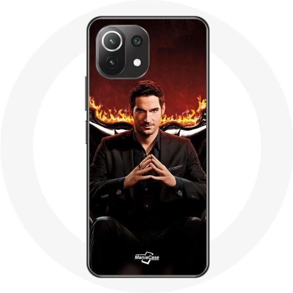 Funda - Xiaomi - Mi 11 Lite - Lucifer Morningstar - Flexible - Negra - ProteccióN-image