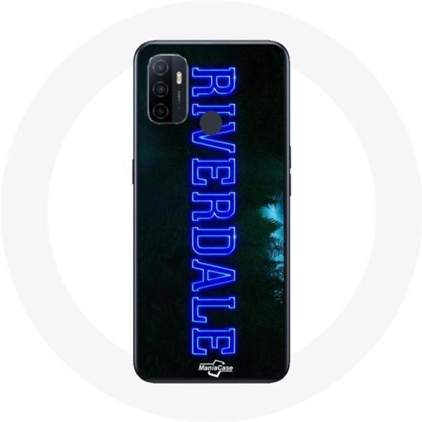 Funda - Maniacase - Oppo A53 - Flexible - Logotipo - Azul Azul-image