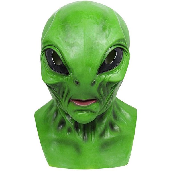 Maska Obcego Na Halloween Straszna Maska Lateksowa Maska Na Całą GłOwę Na Halloween Kostium Imprezowy Rekwizyt-image