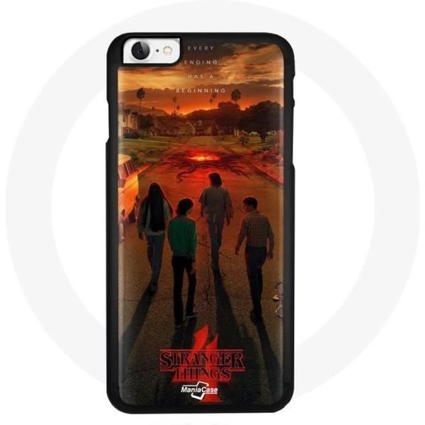 Funda Para Iphone SE Stranger Things Temporada 4 PóSter Arte Tripulaciones De La Nueva TeoríA-image