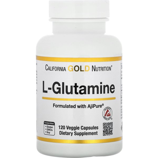 NutricióN California Gold, L. Glutamina, Ajipure, 120 CáPsulas Vegetales-image