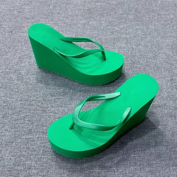 Letnie Buty Damskie Klapki Japonki Na Koturnie Platformy Obuwie Damskie MułY Na Obcasie Slajdy Buty PlażOwe 38-image