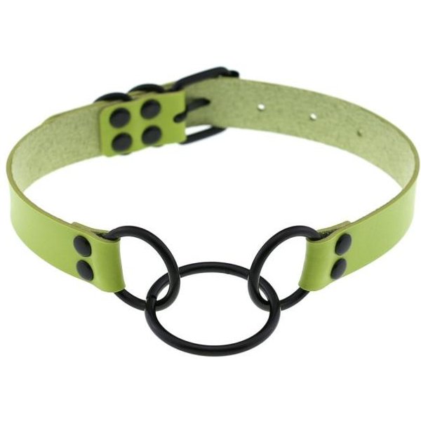 Halloween Cosplay Goth Zielony Choker ObrożA Naszyjniki Dla Kobiet Emo Punk Czarny Spike Geometryczny Wisiorek Naszyjnik Y2K BiżUteria Prezenty Beige-image